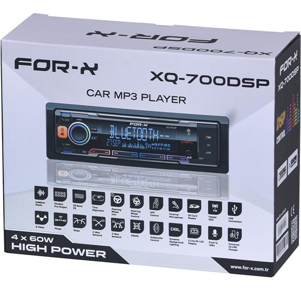 FORX XQ 700 DSP 3 AMFİ ÇIKIŞLI TEYP
