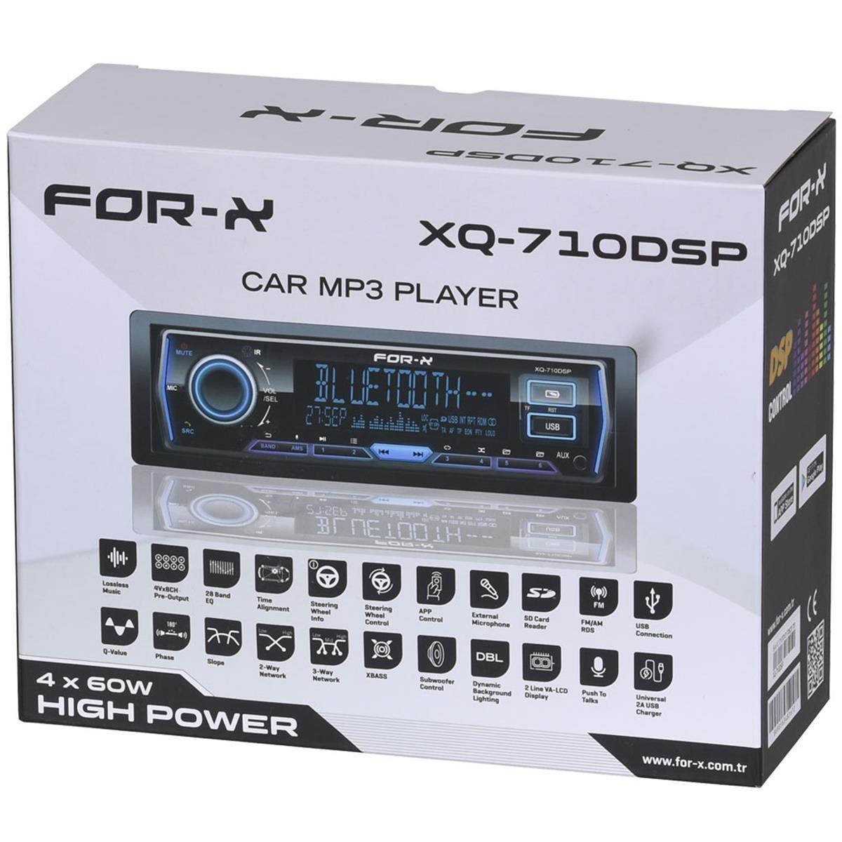 FORX XQ 710 DSP 3 AMFİ ÇIKIŞLI TEYP