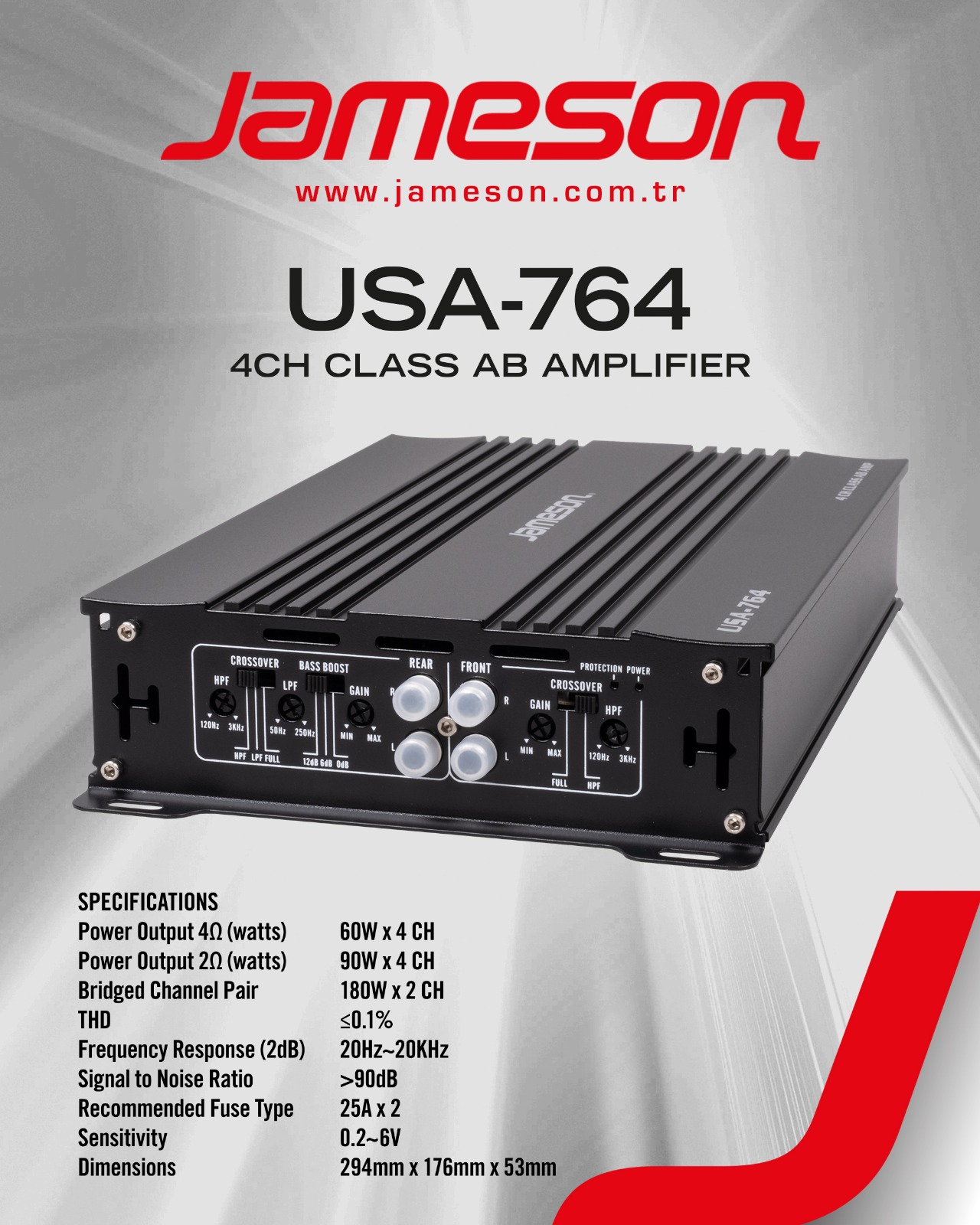 JAMESON 4 KANAL AMFİ